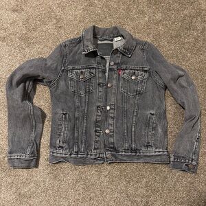 Levis Women’s Denim Black Jacket Size Small